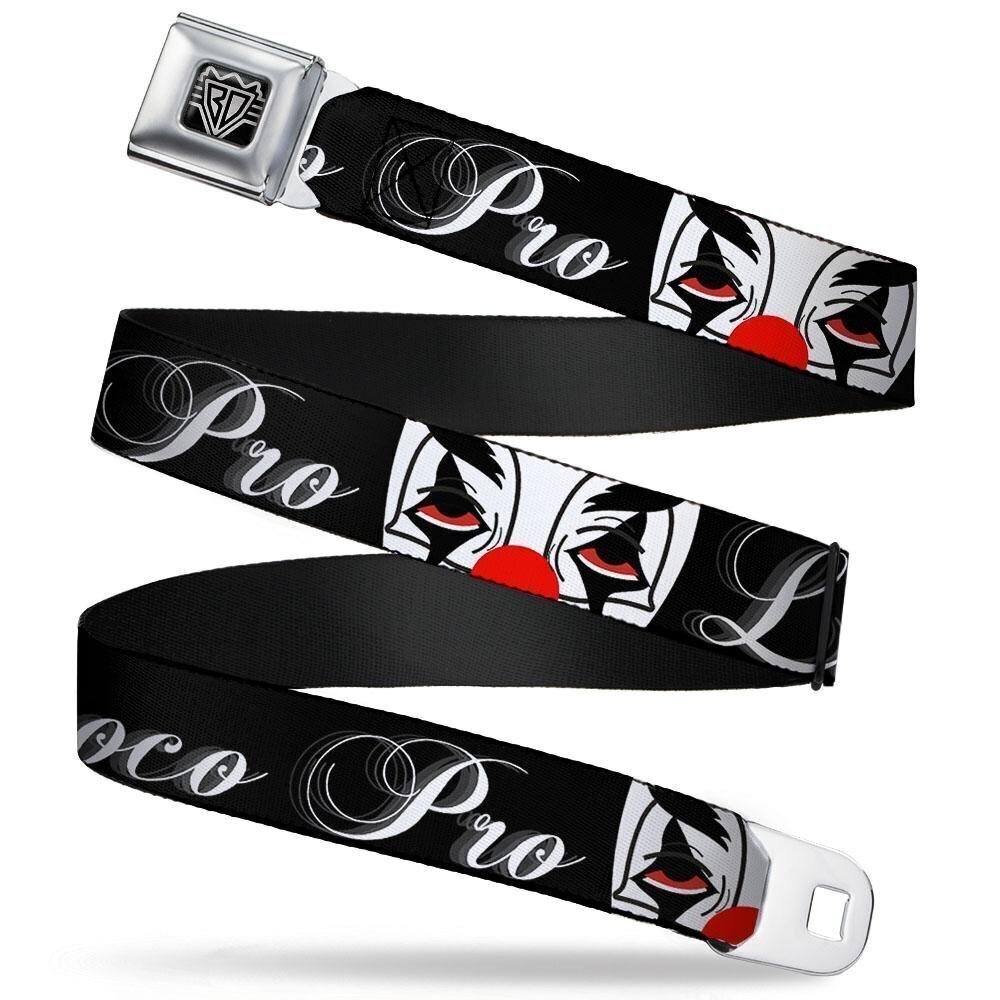 3794 Unisex-Adult's Seatbelt Belt Clown Quote Kids, Multicolor